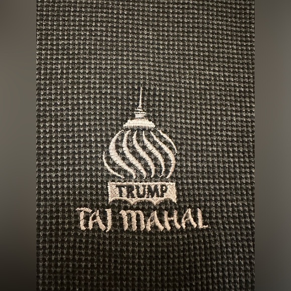 Vintage Jerzees Men’s Trump Taj Mahal Blue/Grey Fleece Sweatshirt- Size 2XL - Picture 2 of 13